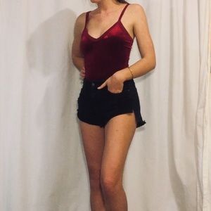 NWOT Red Velvet Bodysuit